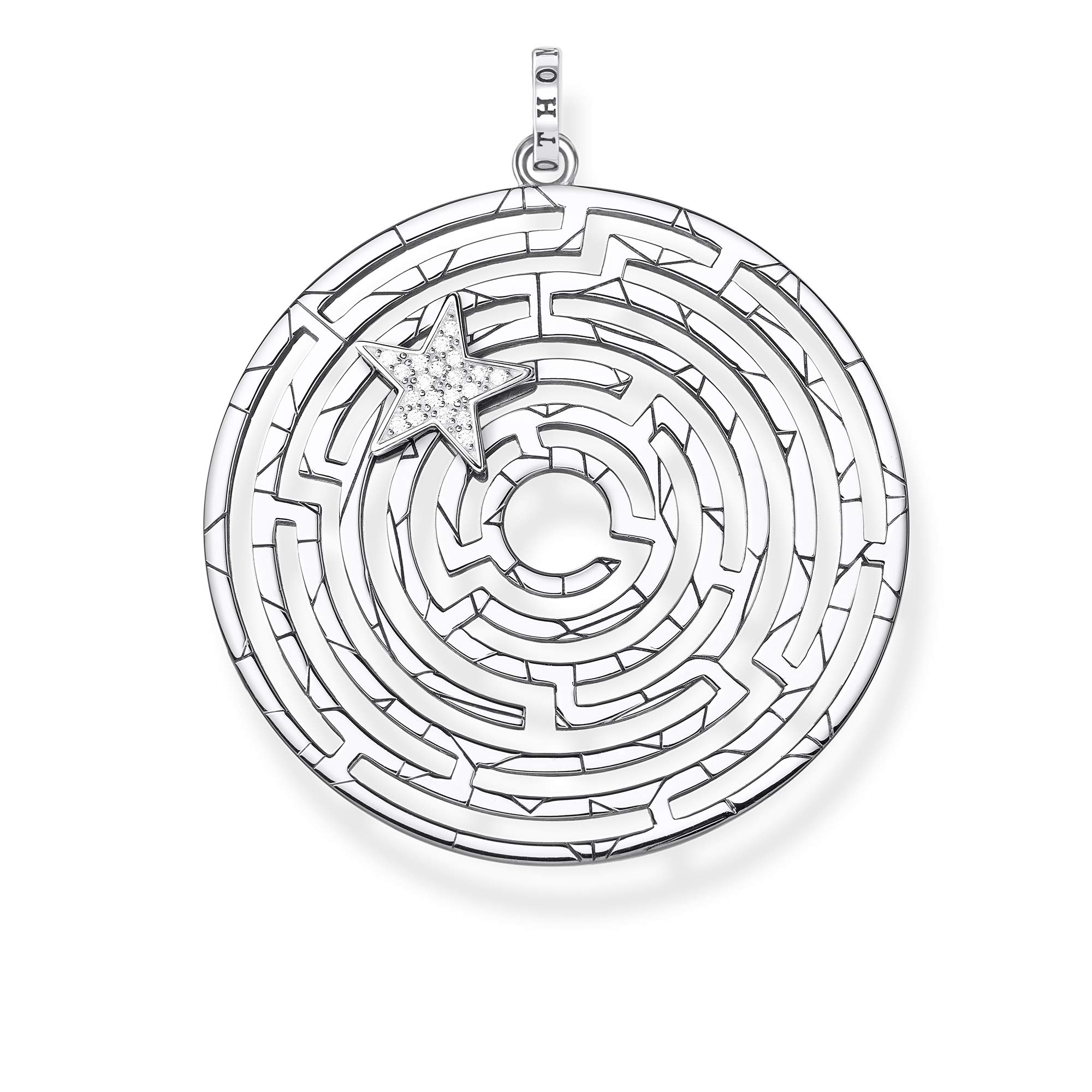 Thomas Sabo Women Pendant Maze Star 925 Sterling Silver PE852-643-14