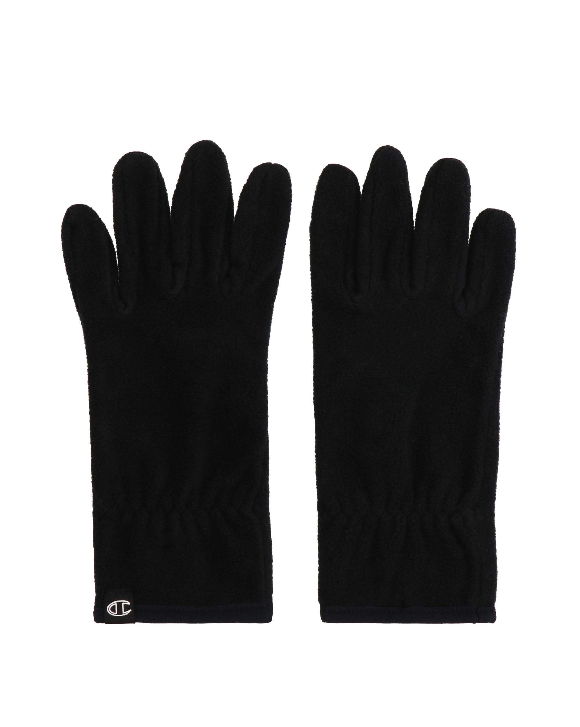 Champion Unisex-Adult Athletic Accessories (806053) -Modern Sport Micropolar C-Logo Winter Gloves, Black (KK001), L