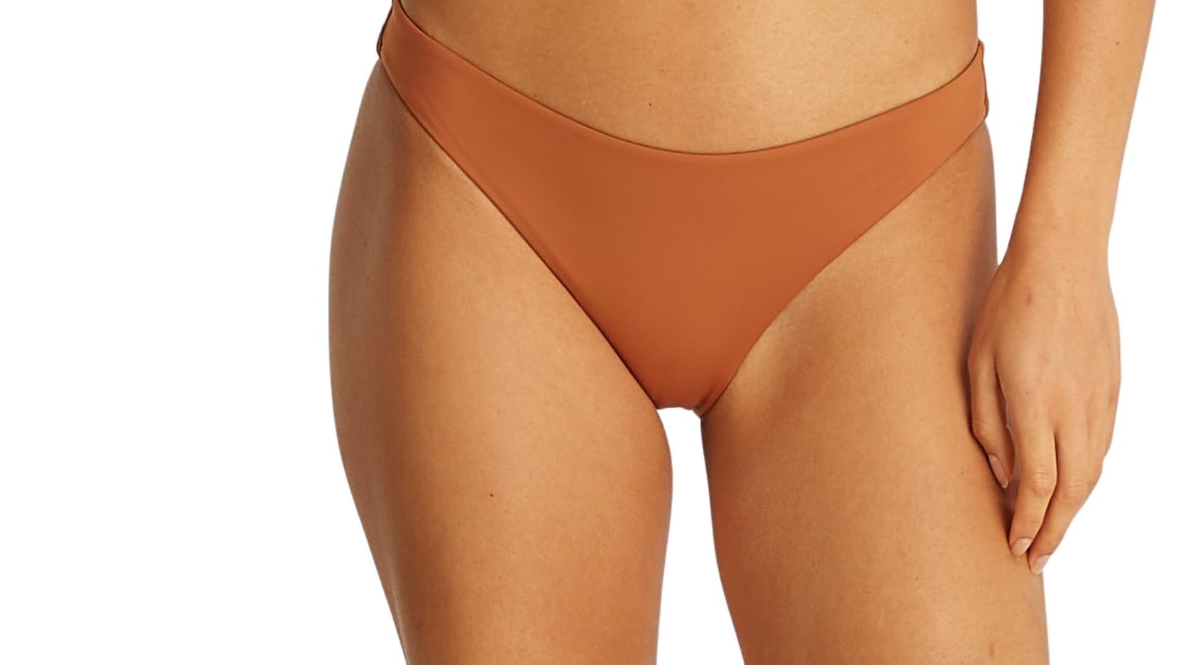 Calvin Klein Women’s Mid Rise Bikini Bottoms, Orange (Sierra), L