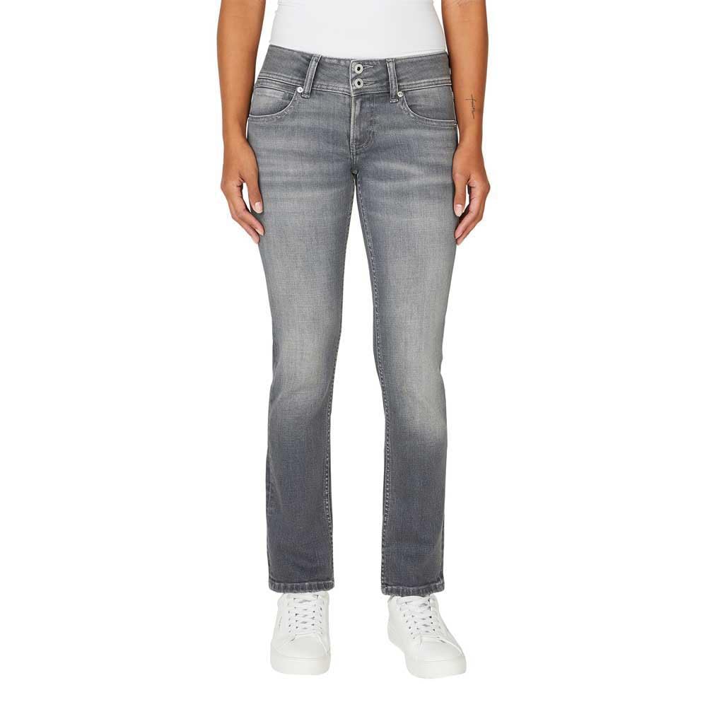 Pepe Jeans Women's Slim Jeans Lw PL204729, Grey (Denim-UH7), 24W / 34L