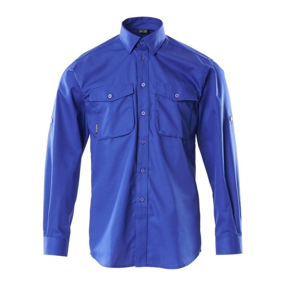 Mascot 13004-230-11 Mesa Crossover Modern Fit Shirt, Size 45-46, Royal