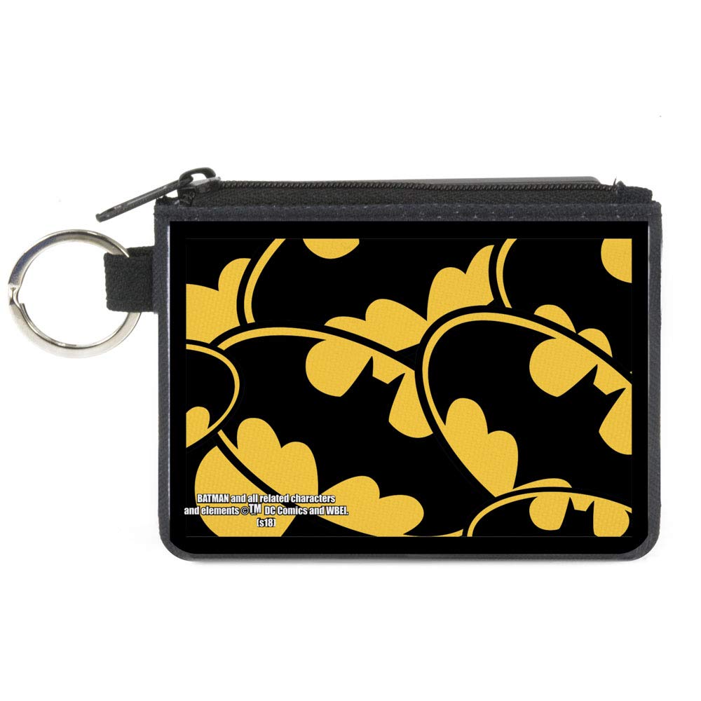 Buckle-Down Women's Canvas Coin Purse Batman, Multicolor, 4.25" x 3.25"