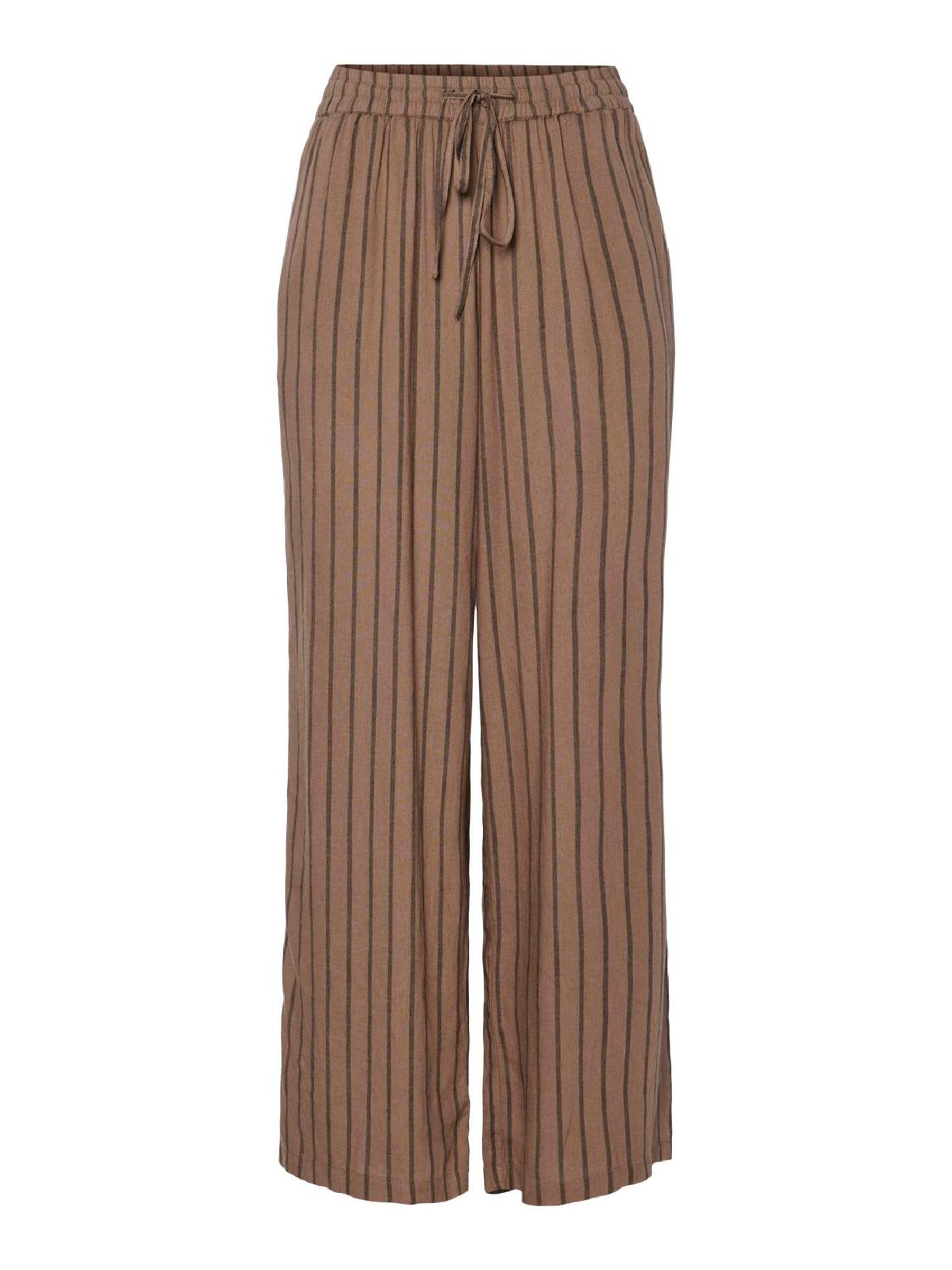 PIECES Women's Pcpia Hw Wide Pants WVN Noos Pcpia Hw Wide Pants WVN Noos, Falcon, S