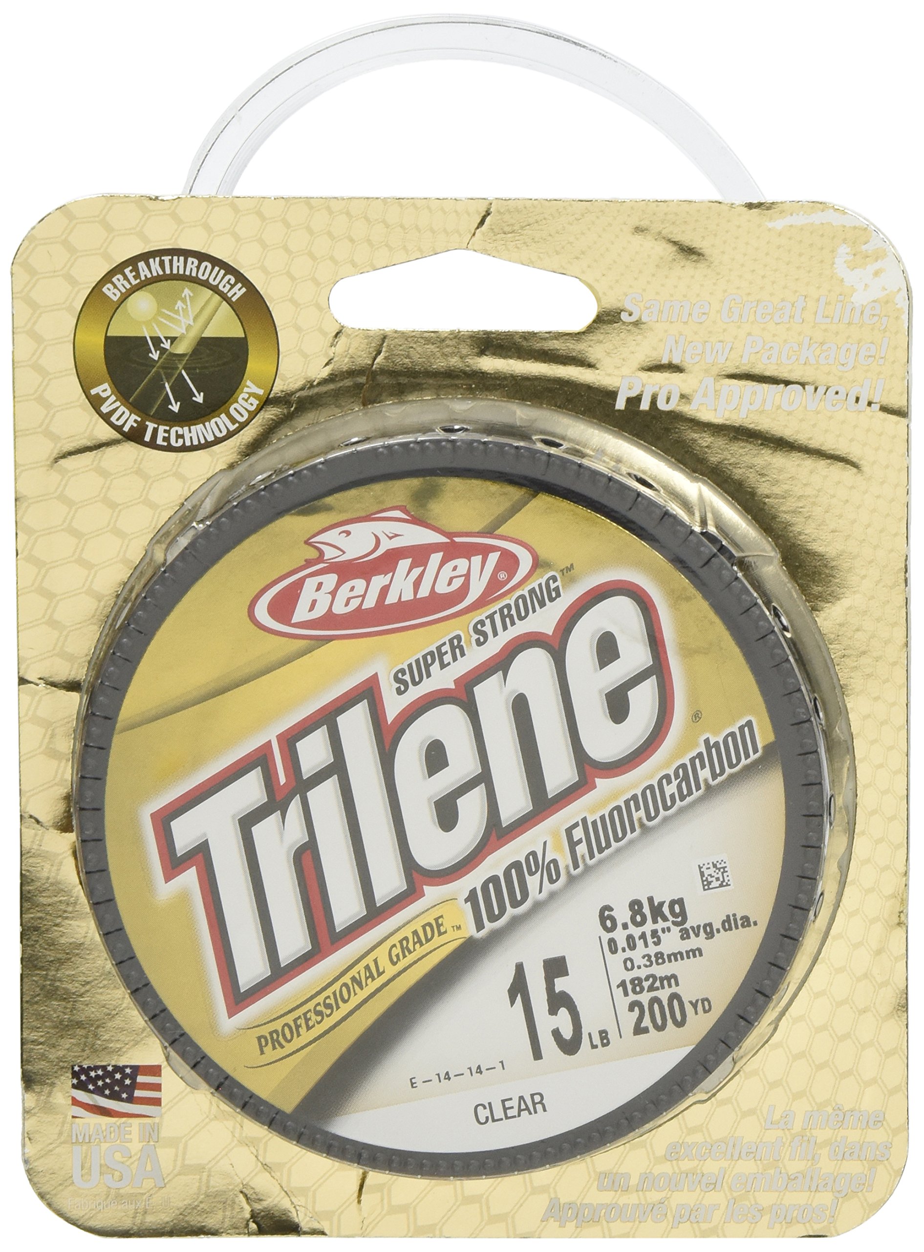 Berkley Trilene Professional Grade 100% Fluorocarbon Line - 4lbs 0.17mm 200yds