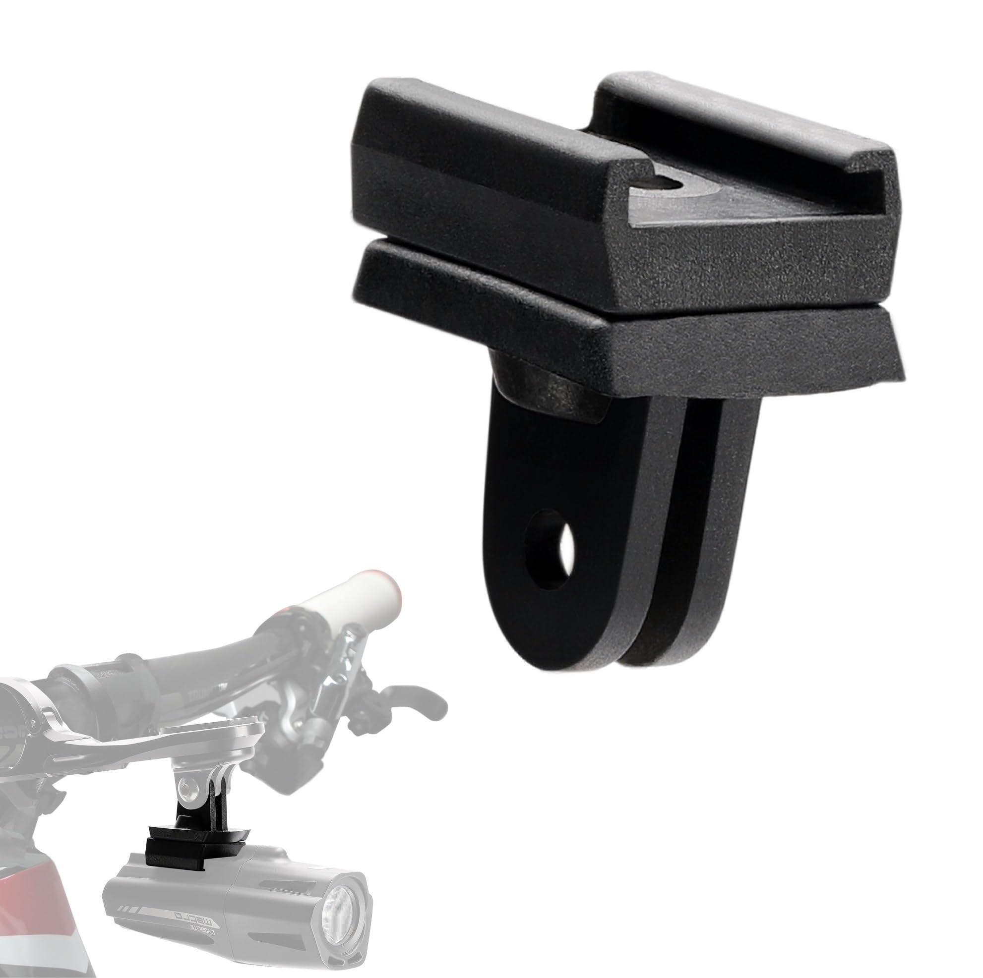 Cygolite Light Adapter - For Cygolite Expilion, Metro, and Streak Series Bicycle Headlights Fits On GoPro Compatible Mount,Black