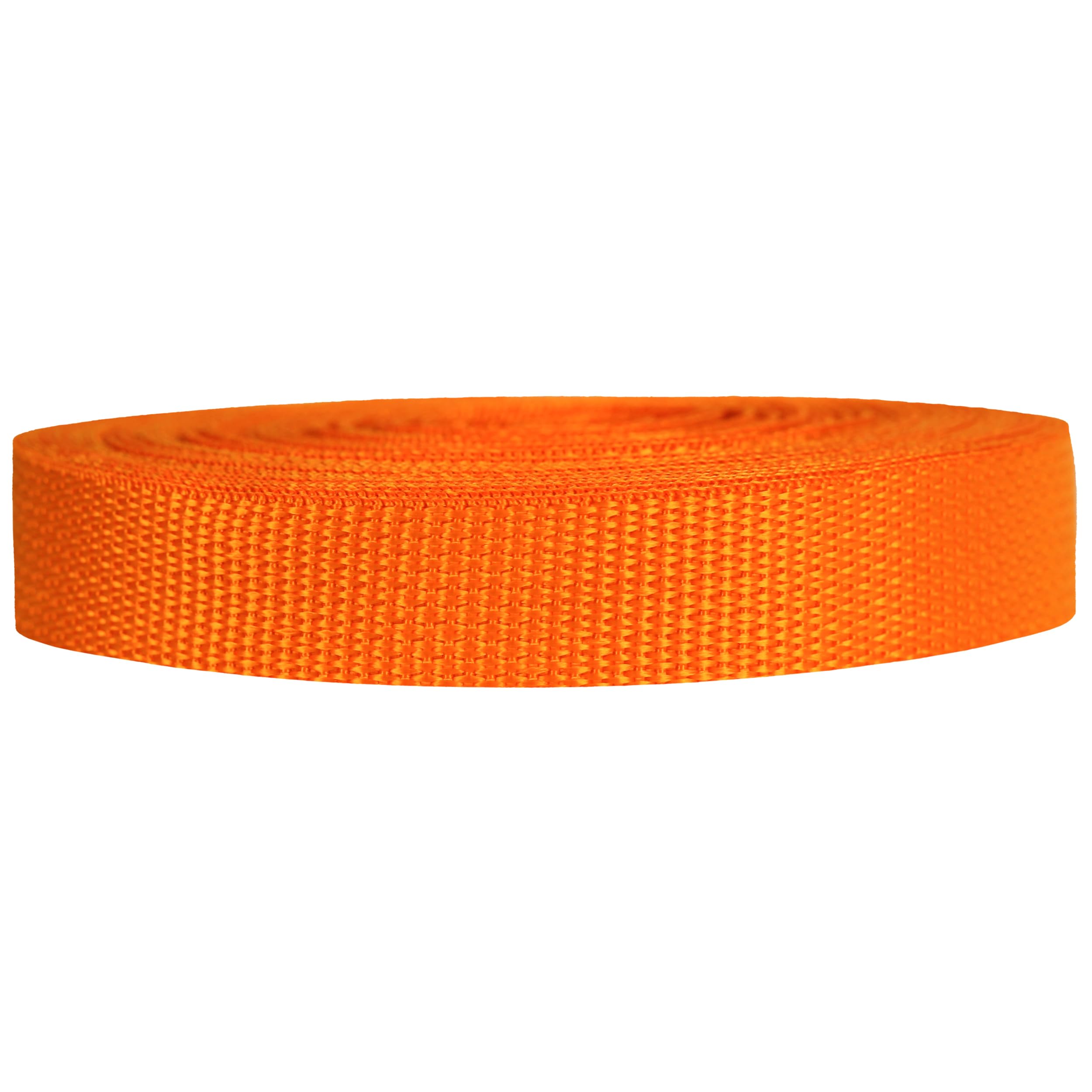 Strapworks Poly Strapping for Outdoor DIY Gear Repair, Pet Collars, Crafts, pp, Orange, 3/4" x 50 Yard