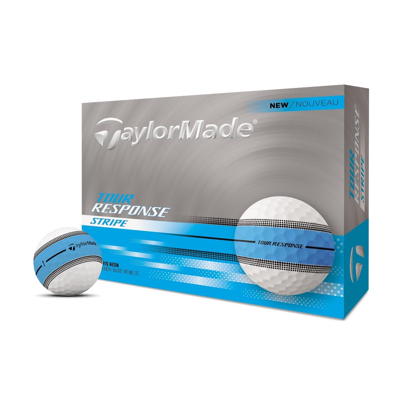 TaylorMade Golf 2025 Tour Response Stripe Blue One Dozen