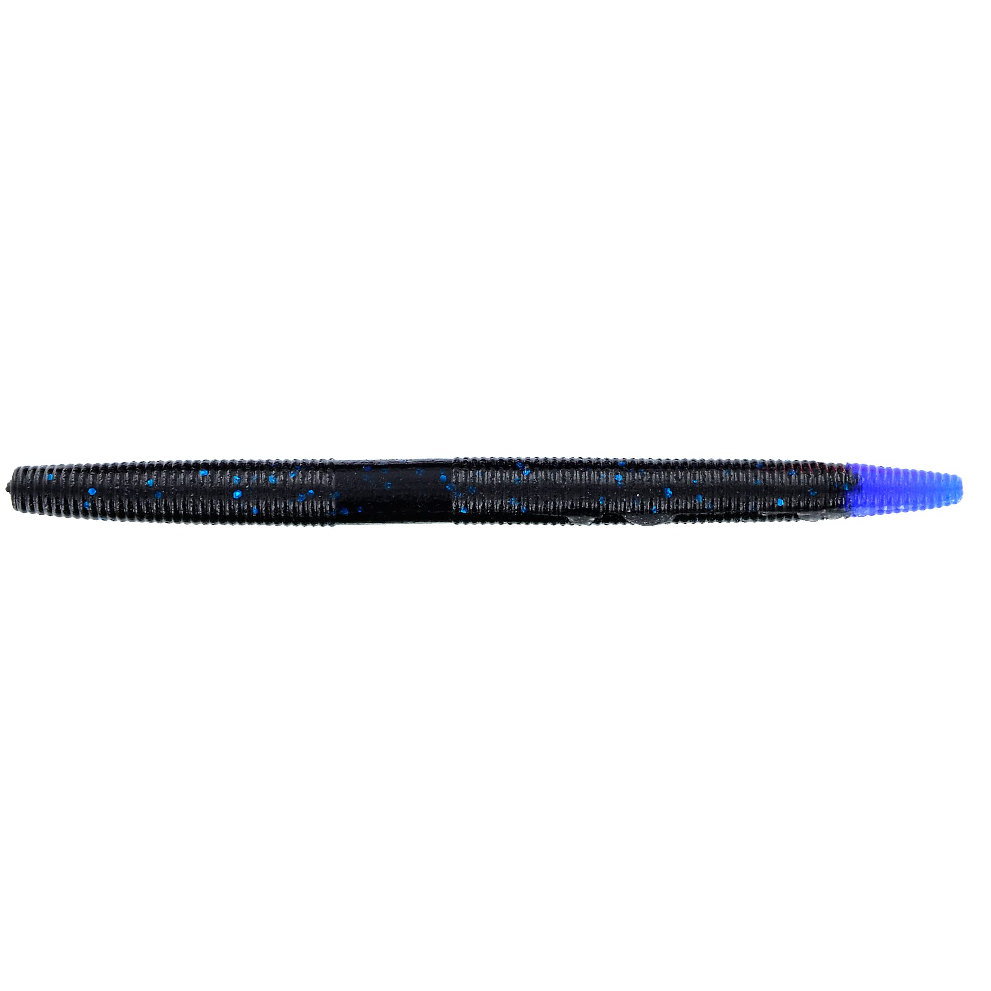 Gary Yamamoto 5'' SENKO BLACK W/LARGE BLUE FLAKE/CLEAR BLUE TAIL (10 PACK)