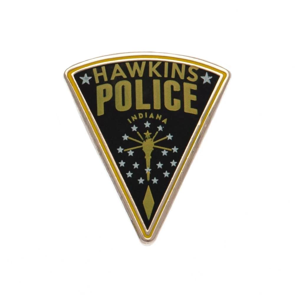 Stranger Things Enamel Pin Badge (Hawkins Police Design) 2cm x 2cm - Official Merchandise