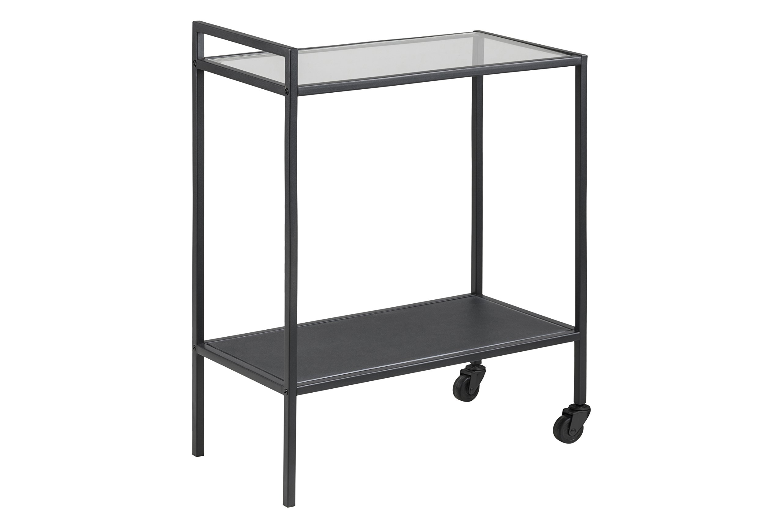 AC Design Furniture 72130 Trolley, Aluminium, Black