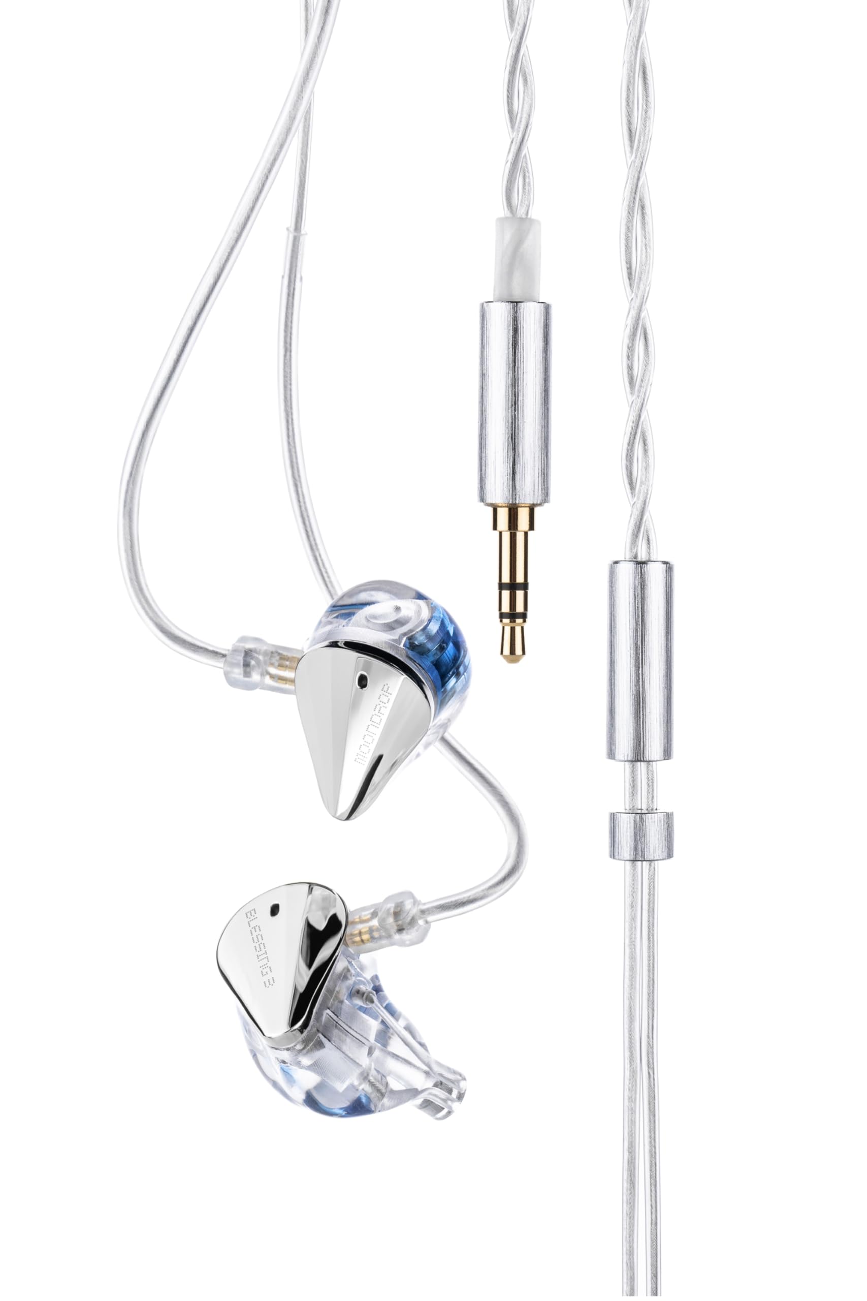 (2023 VGP Gold Award) Moondrop Blessing 3 HIFI Earphones, In-Ear Wired 2DD+4BA, Hybrid, 0.03 inch (3.5 mm) Plug, 0.03 inch (0.78 mm) 2pin Connector Design
