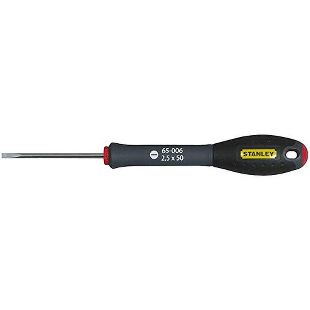 Stanley Fatmax 1-65-006 Parallel Screwdriver with Soft Grip, Multi-Colour, 2.5 x 50 mm