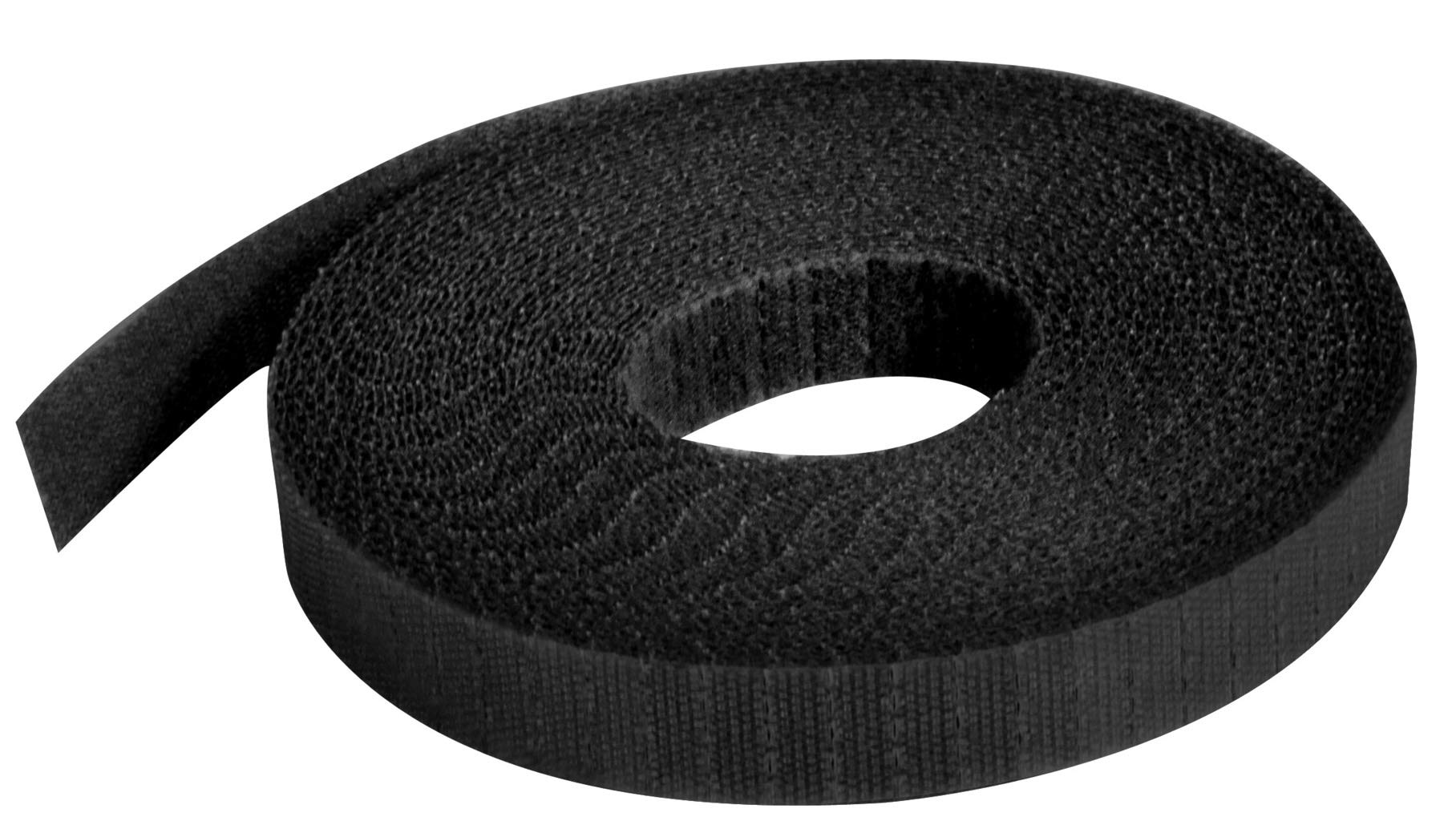 Windhager Klettbinder 03223 Velcro Fastener Universal Self-Adhesive Garden Plant Tree Ties Connecting Cable 5 m x 1.2 cm, Black