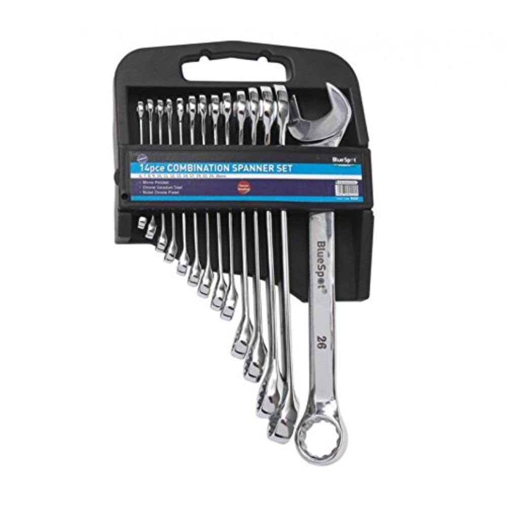 Blue Spot Tools 04125 6 - 26 mm Chrome Van Sapnner Set - Silver (14-Piece)