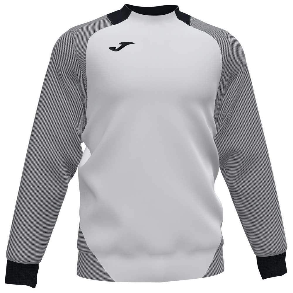 Joma Essential II Sweatshirts/Man, mens, 101510.201, White-Black, 5XS