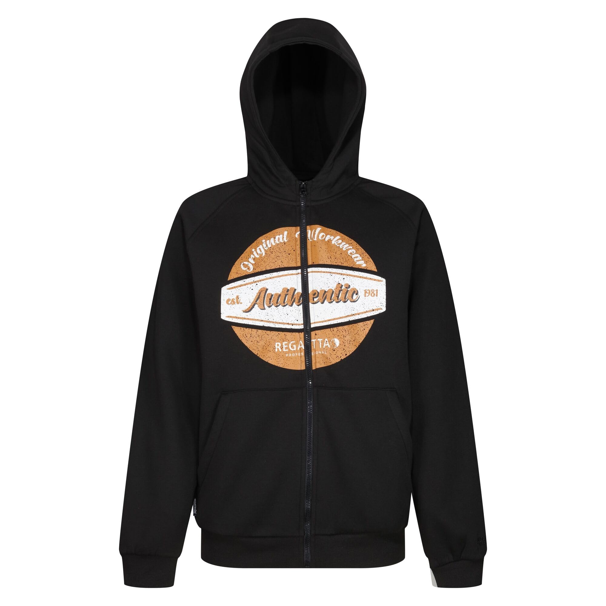 Regatta Professional Men's Original Workwear Full-Zip Hoodie Black