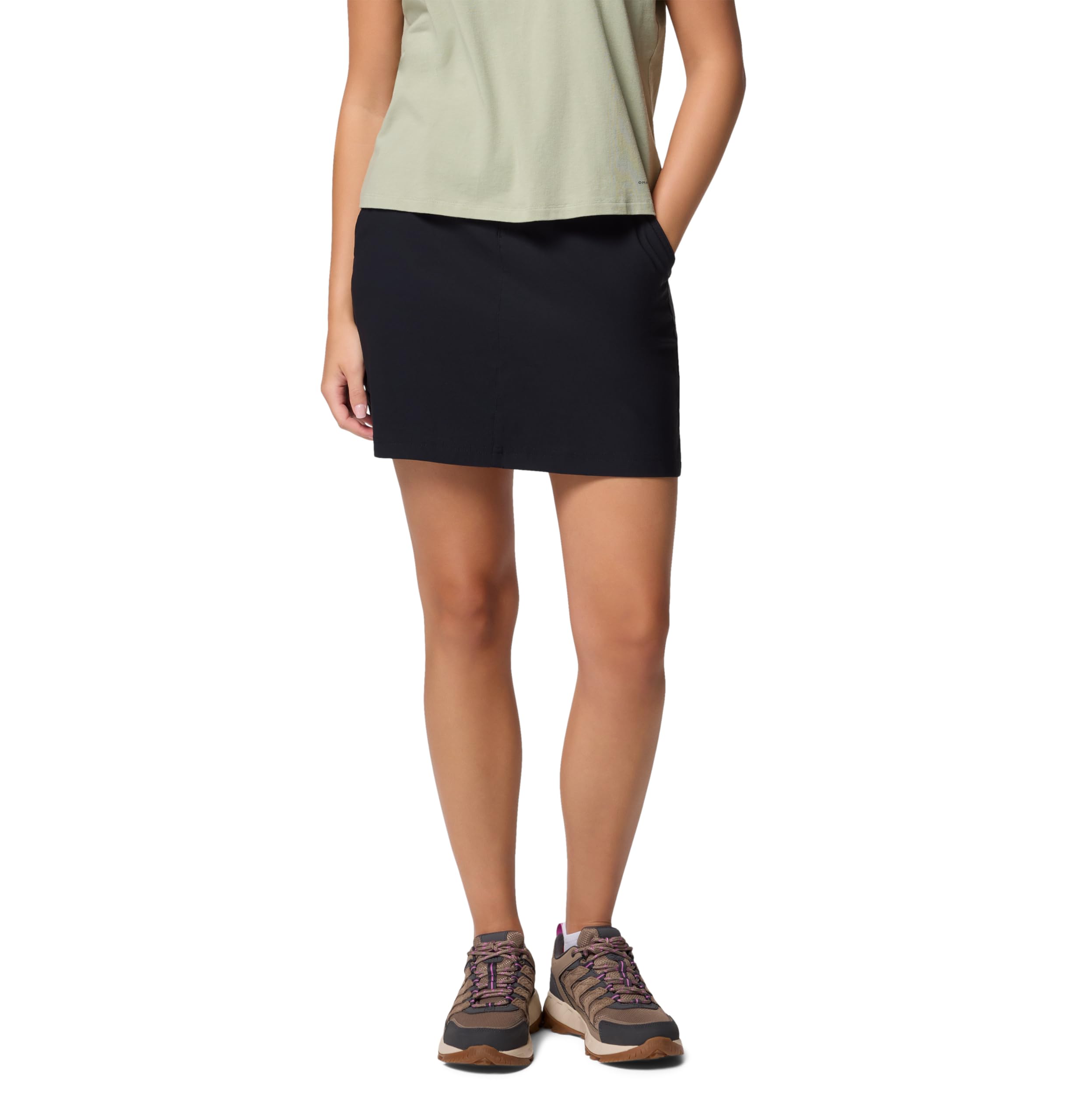 Columbia Women's Leslie Falls 2 Skort, Hiking Skort, Black, 4