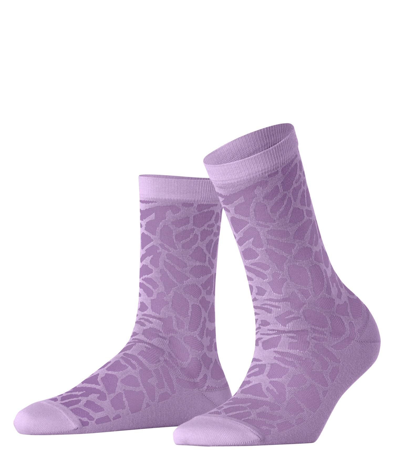 FALKE Women's Creole W So Cotton Patterned 1 Pair Socks, Pink Shell 8045, 4-5