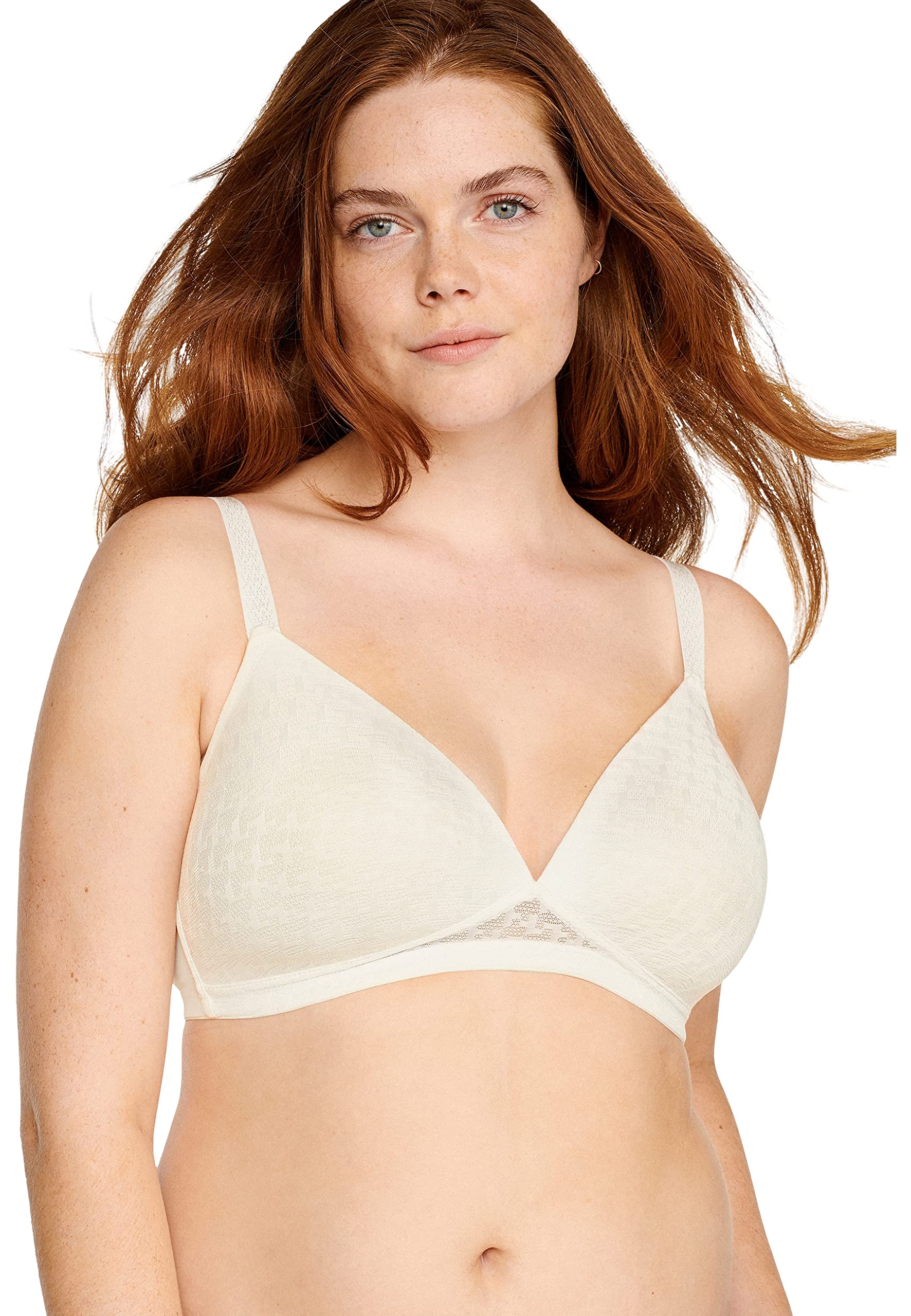 Naturana Women's Padded Soft Cup Bra, Ecru, 36C