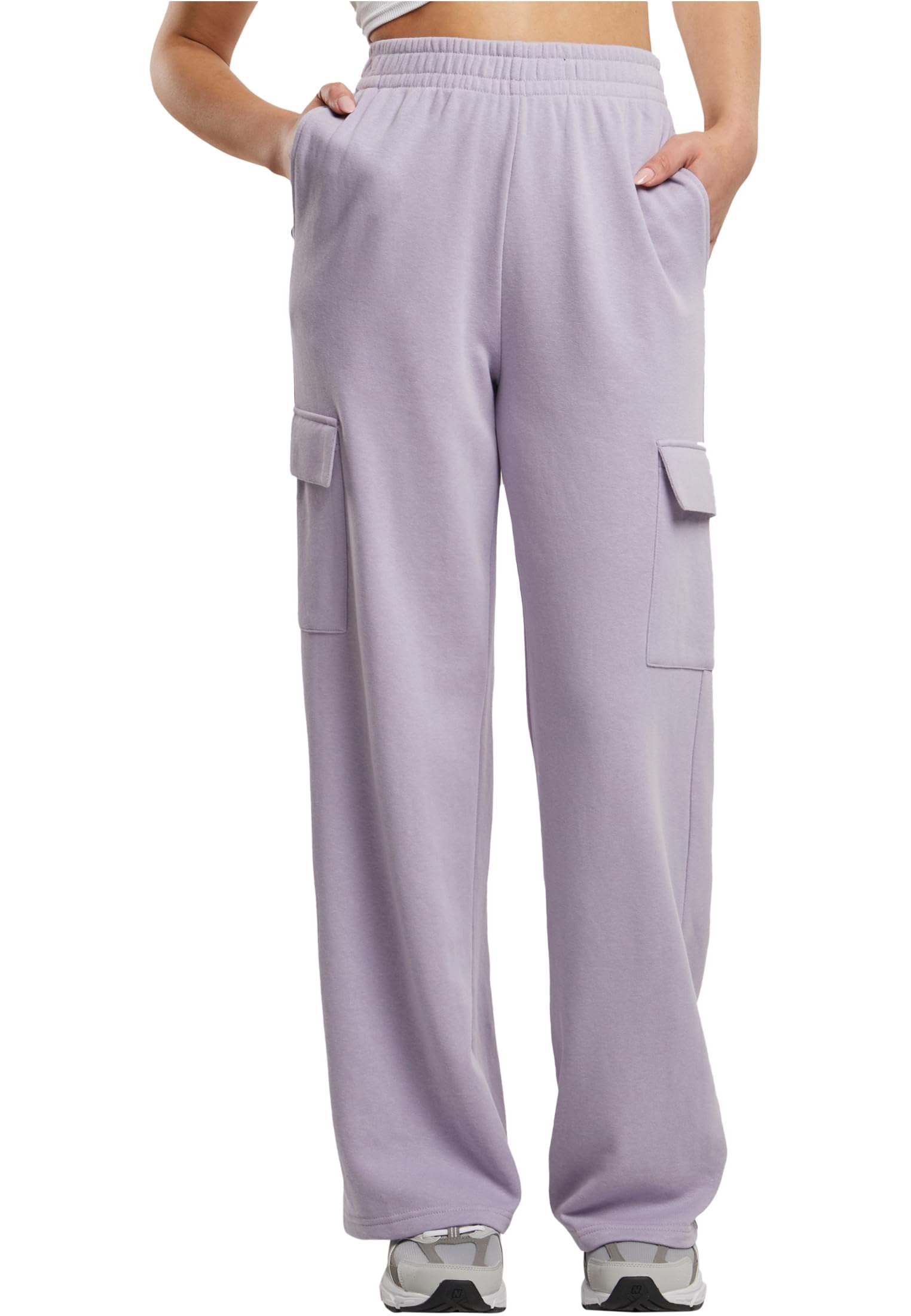 Urban Classics Women's Ladies Baggy Light Terry Sweat Pants Pants, Dustylilac,