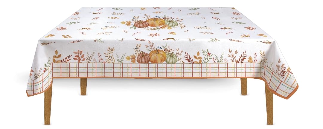 Easy Life 100% Cotton Tablecloth, 145 x 250 cm, 12 People