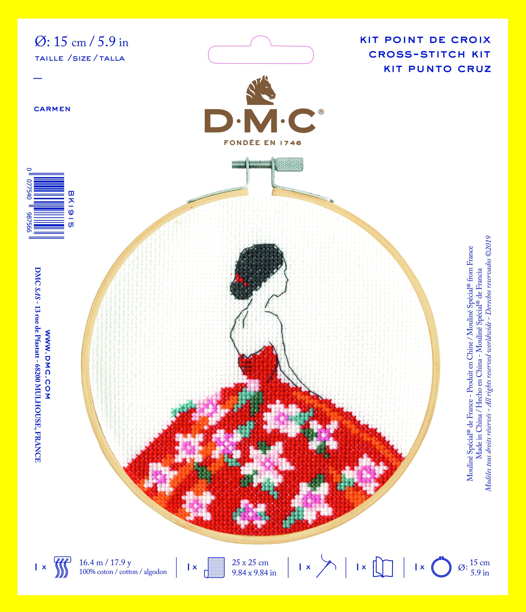DMC Carmen Cross Stitch Kit