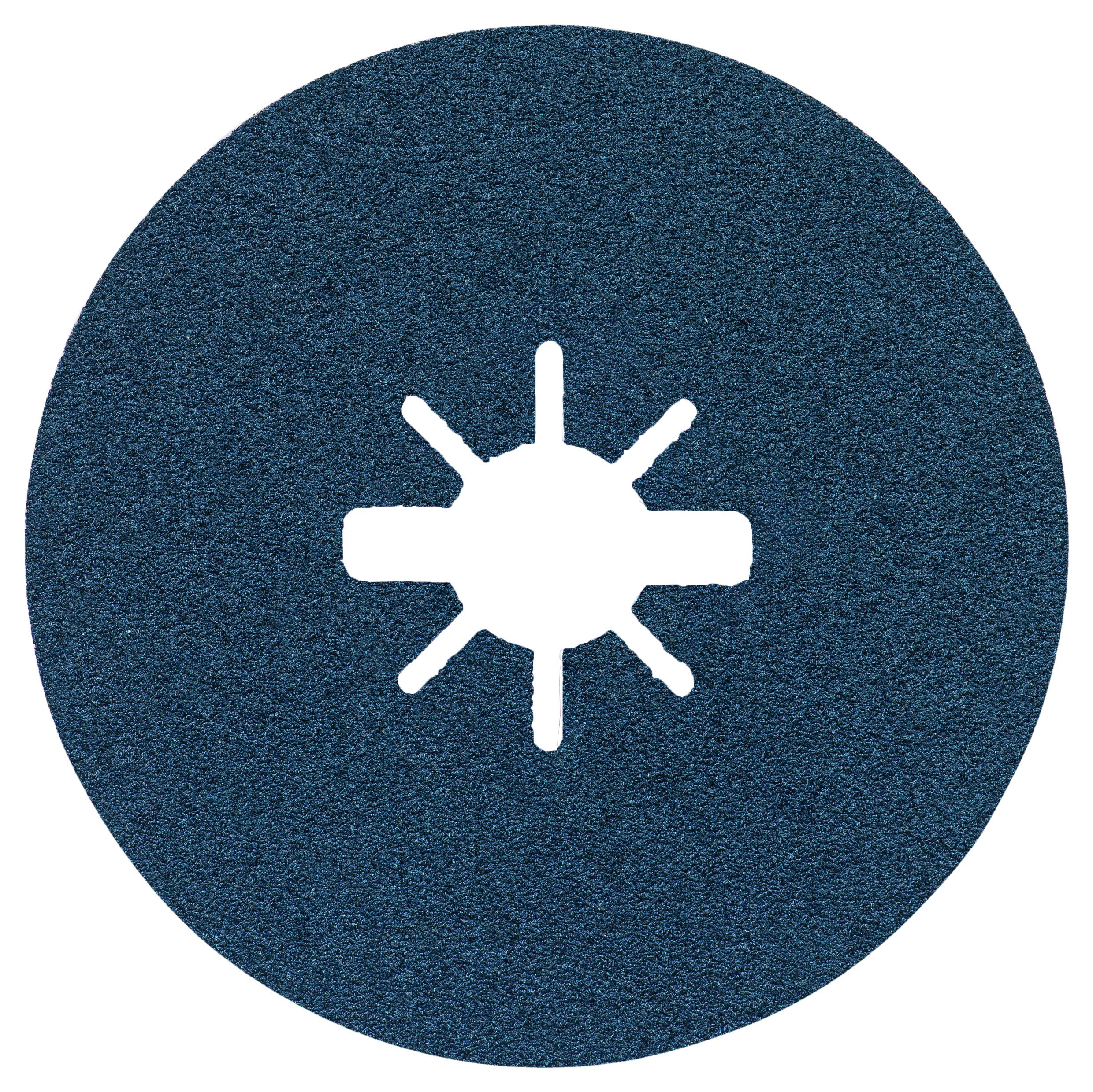 BOSCH FBX560 25-Pack 5 in. X-Lock Medium Grit Abrasive Fiber Discs 60 Grit Compatible with 7/8 in. Arbor for Applications in Metal Surface Finishing, Weld Blending, Rust Removal