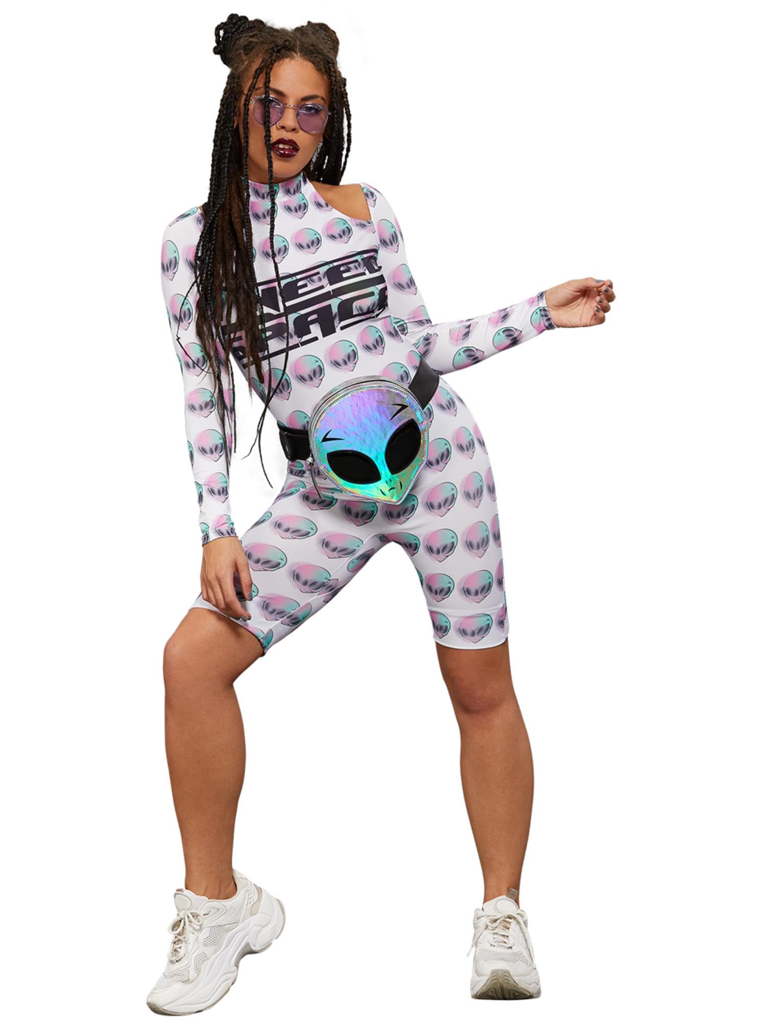 Smiffys Fever Space Unitard, Fever Fancy Dress, Fever Dress Up Costumes, World Book Day