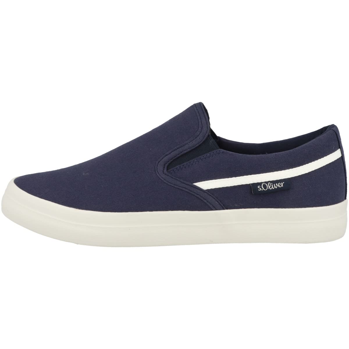 s.Oliver Men's 5-5-14602-20 Loafer Flat, Navy, 7.5 UK