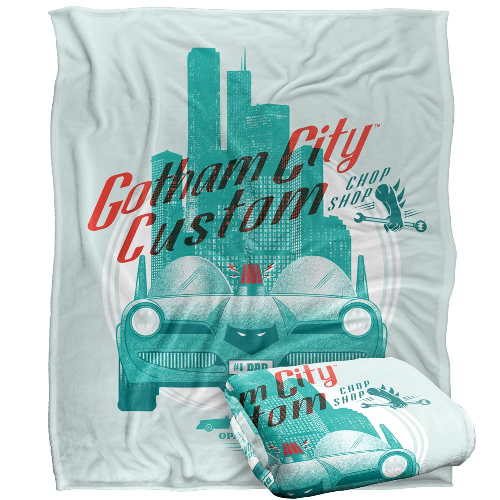 BATMAN Blanket, 152 x 127 cm Gotham City Custom Silky Touch Super Soft Throw Blanket