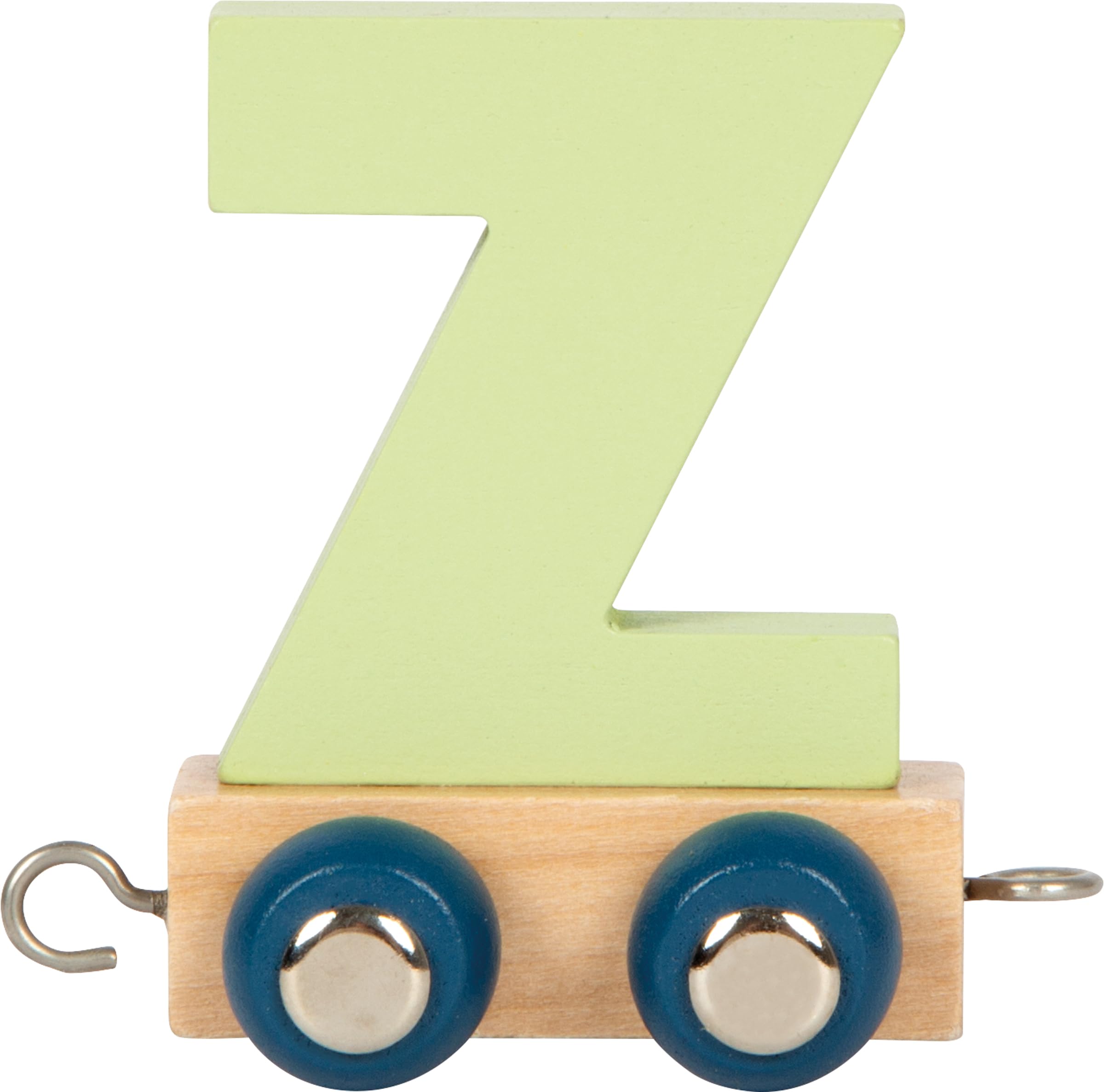 small foot Letters Train Polar Z, Wood, Custom combinable Wooden Train for Decor or as a Gift, 12596