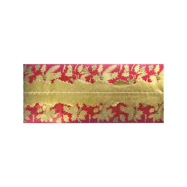 Anniversary House Bulk Pack of 48 Assorted Traditional Christmas Cake Frills, Decorative Ribbon Trim for Cakes, Nostalgic Cake Decoration, Festive Decorations, Ribbon Trim for Cakes, AHX70