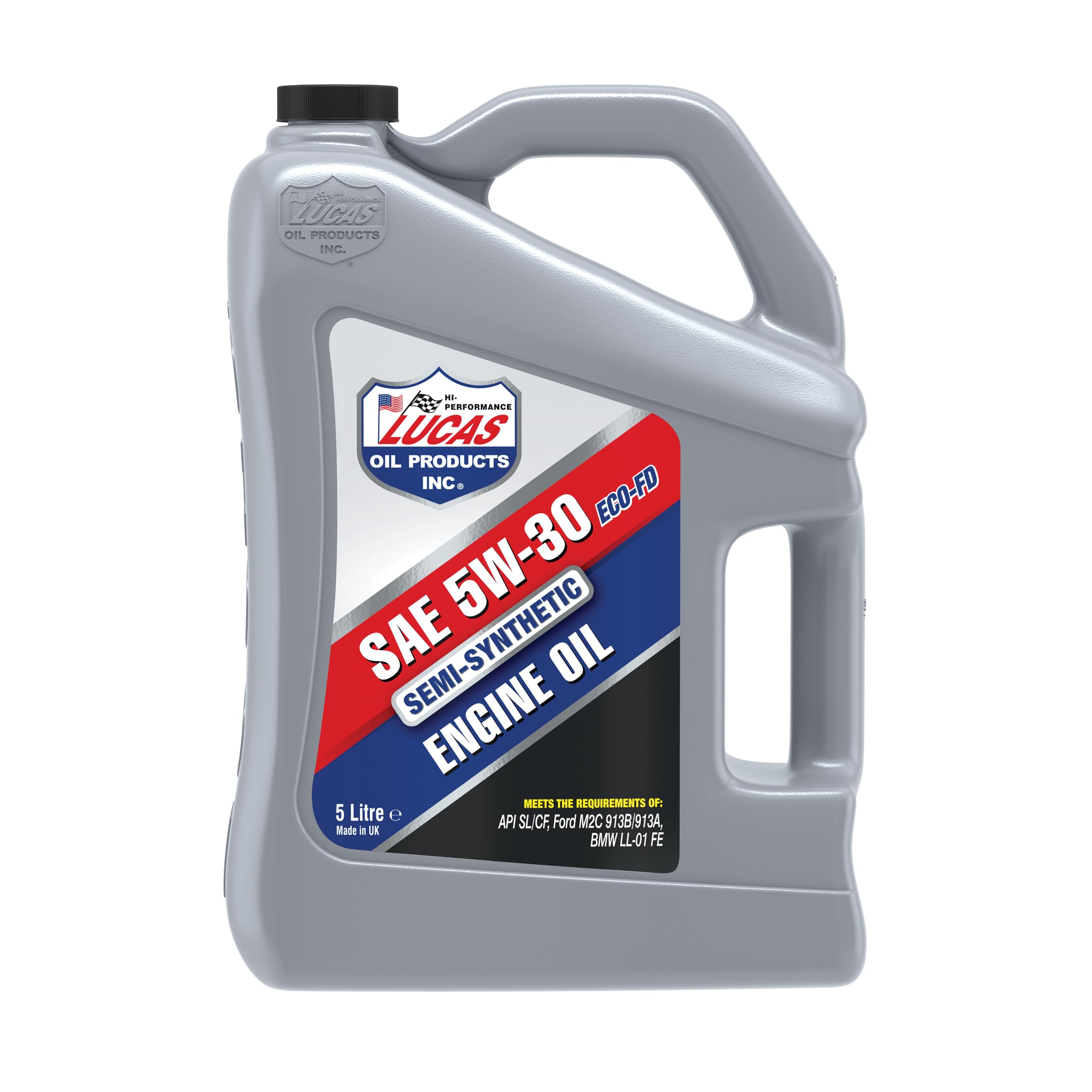 Lucas Oil 47065 Semi-Synthetic 5W-30 ECO-FD Engine Oil - 5 Litre