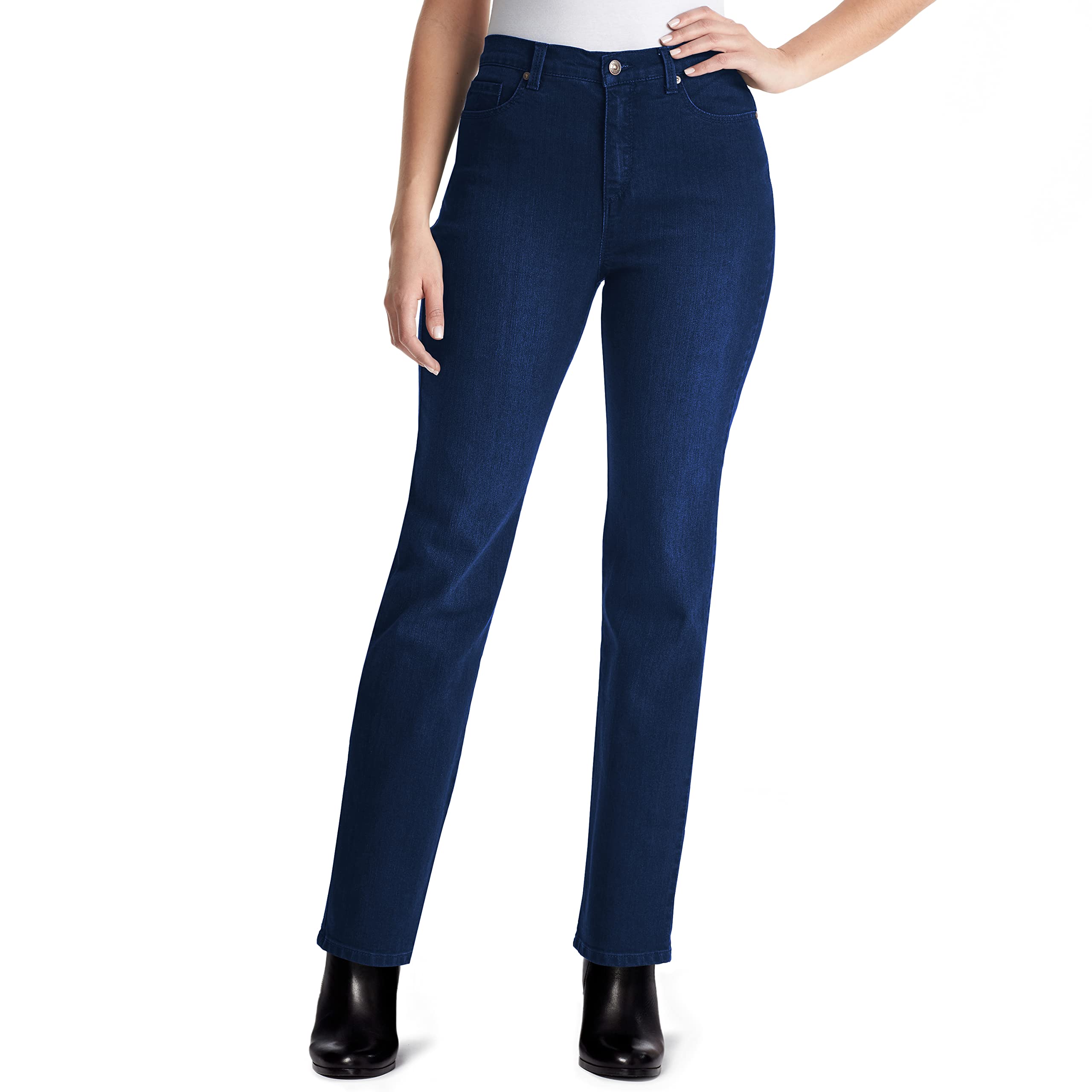 Gloria Vanderbilt Women's Petite Amanda Classic Tapered Jean, Portland Wash, 6