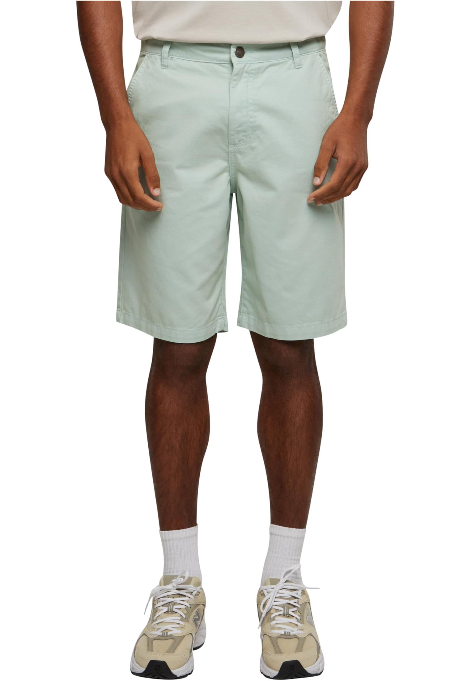 Urban Classics Men's Organic Skater Chino Shorts, Frostmint, 18