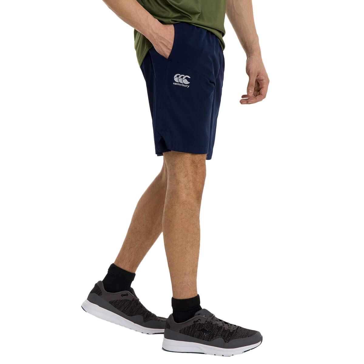 Canterbury Men's Woven Gym Training Shorts, Navy, XS