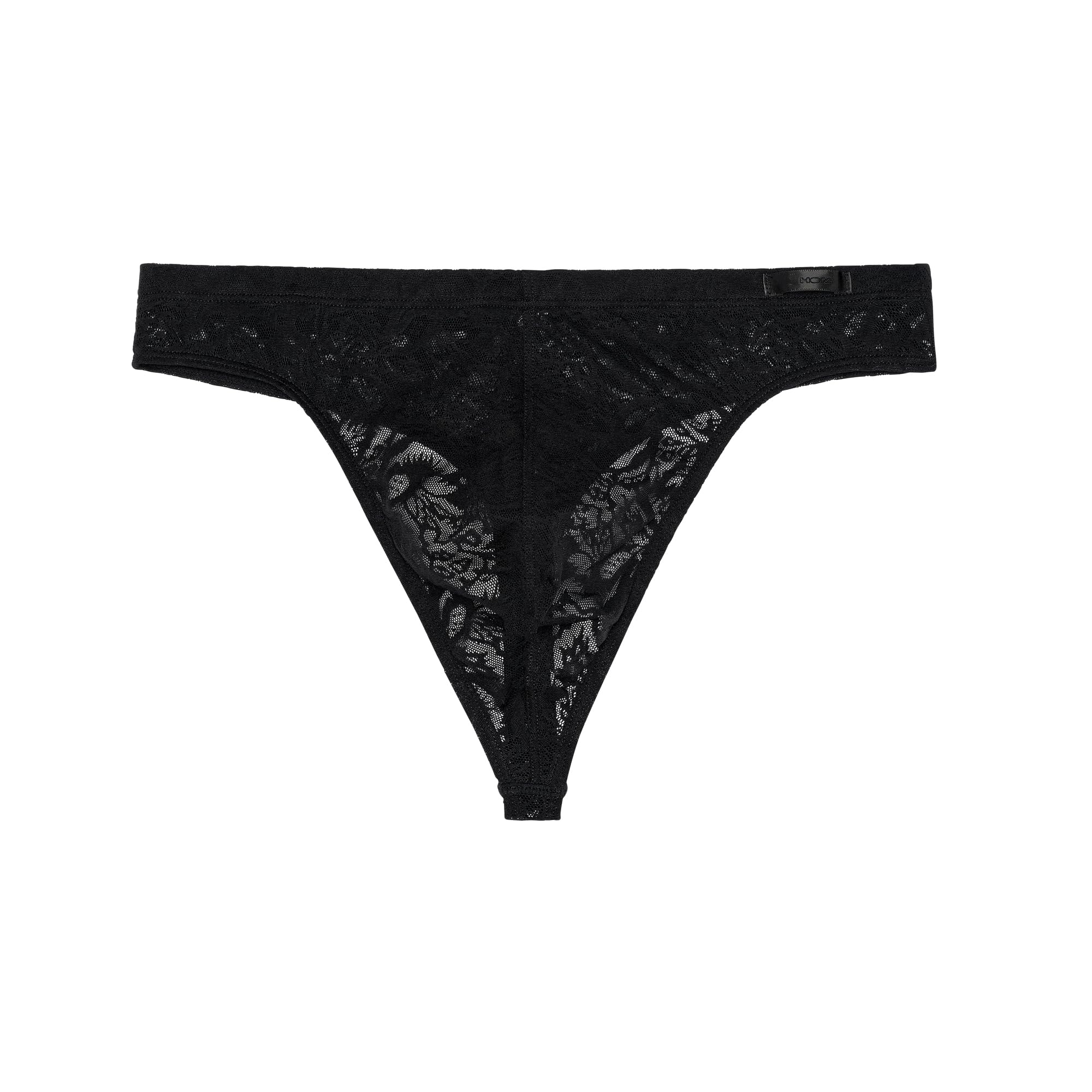 Hom Underwear, Free Lace String, Black, Men's Size L, Pack of 1