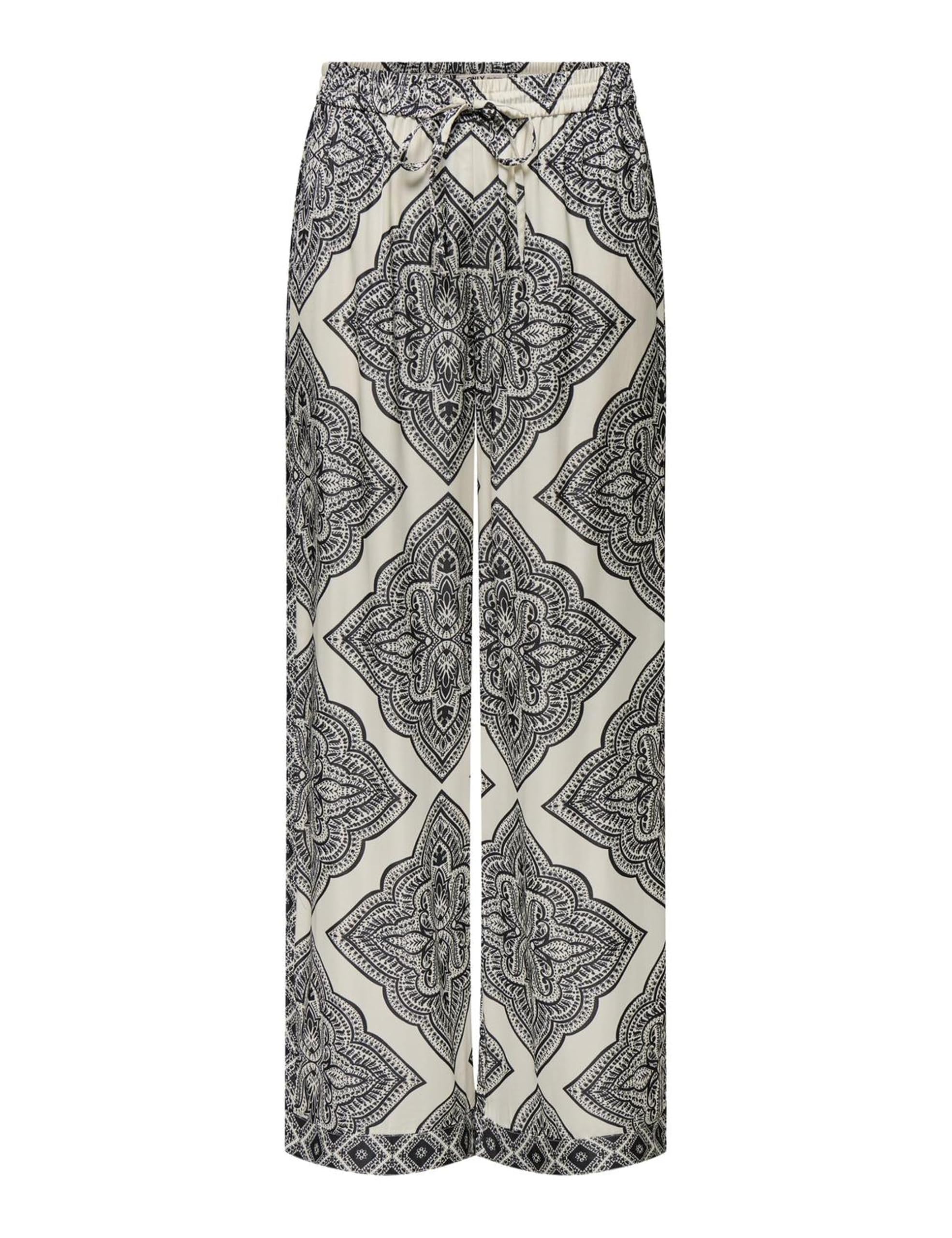 ONLY Onlhairon Hw Pull-Up Trousers WVN, Cloud Dancer, L / 32L