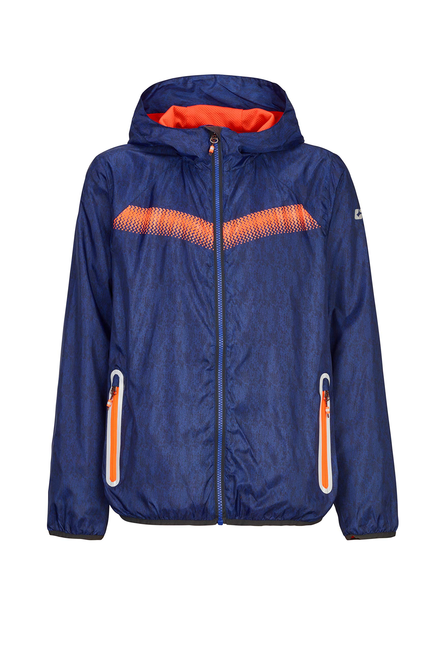 Killtec Erilo Jr Boys' Training Jacket with Hood - Children's Outdoor Jacket with Comfortable Wearing Comfort, boys, 35109-000, sapphire blue, 140 (EU)