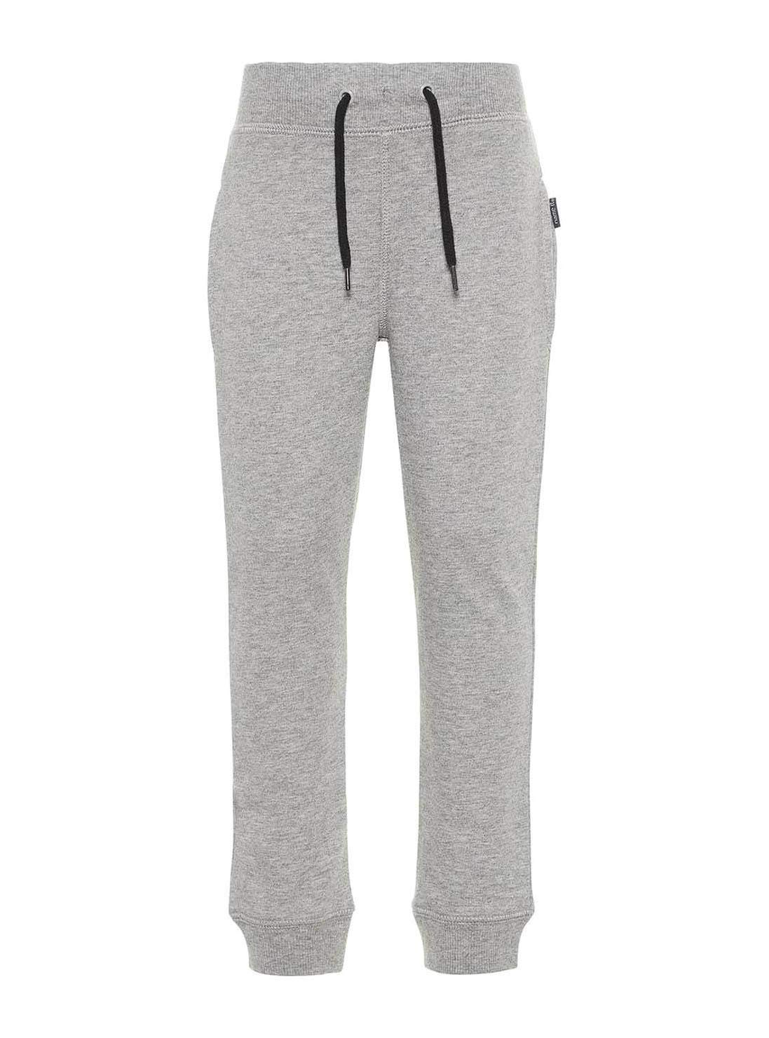 Name It Baby Boys' NKM Sweat Pant Bru Noos Tracksuit Bottoms, Grey (Grey Melange), 98