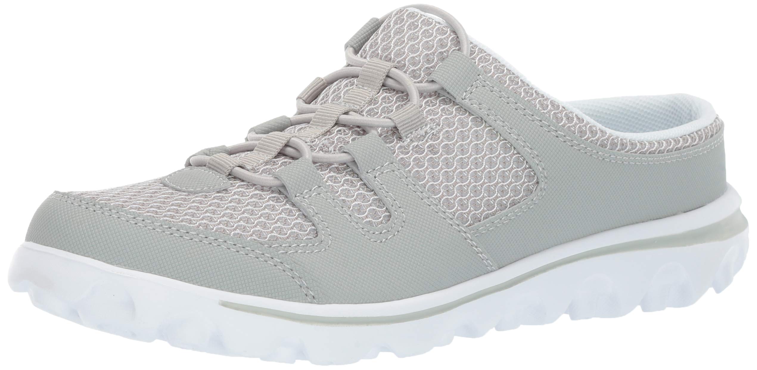 Propét Women's TravelActiv Slide Loafer Flat, Grey, 4.5 UK