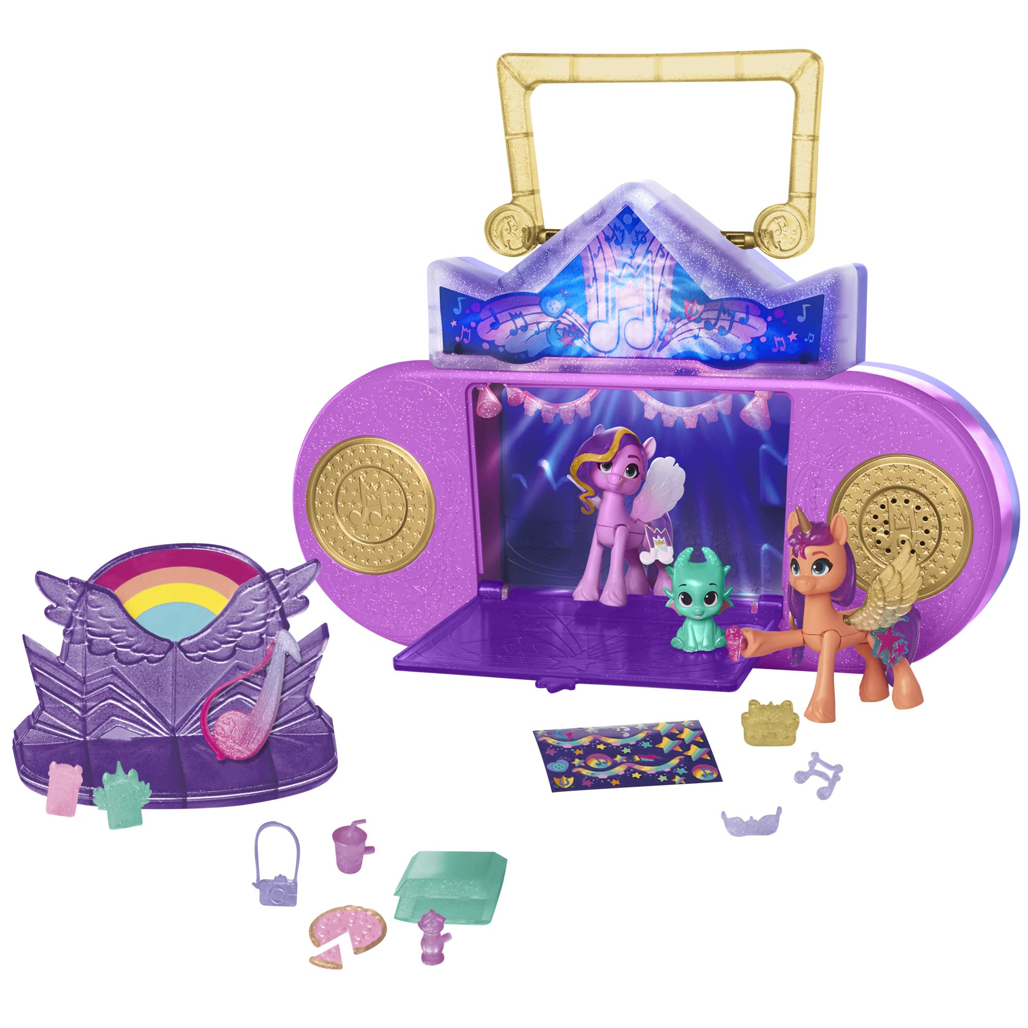 My Little Pony: Make Your Mark Toy Musical Mane Melody – Playset with Lights and Sounds, 20 pieces, for Children 3 years and Up