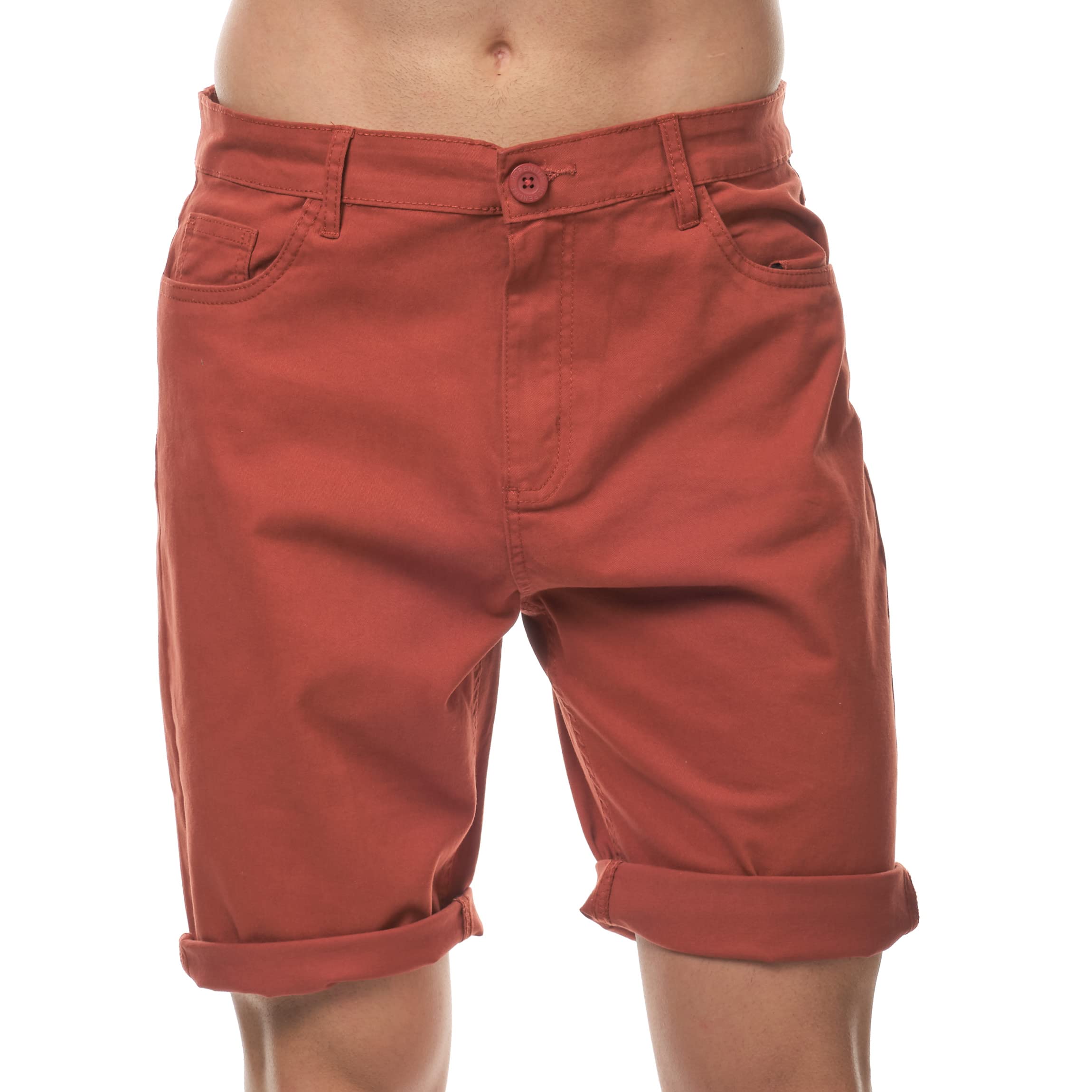 HopenLife Men's TEMARI Brique 42 Bermuda Shorts, Brique, 42