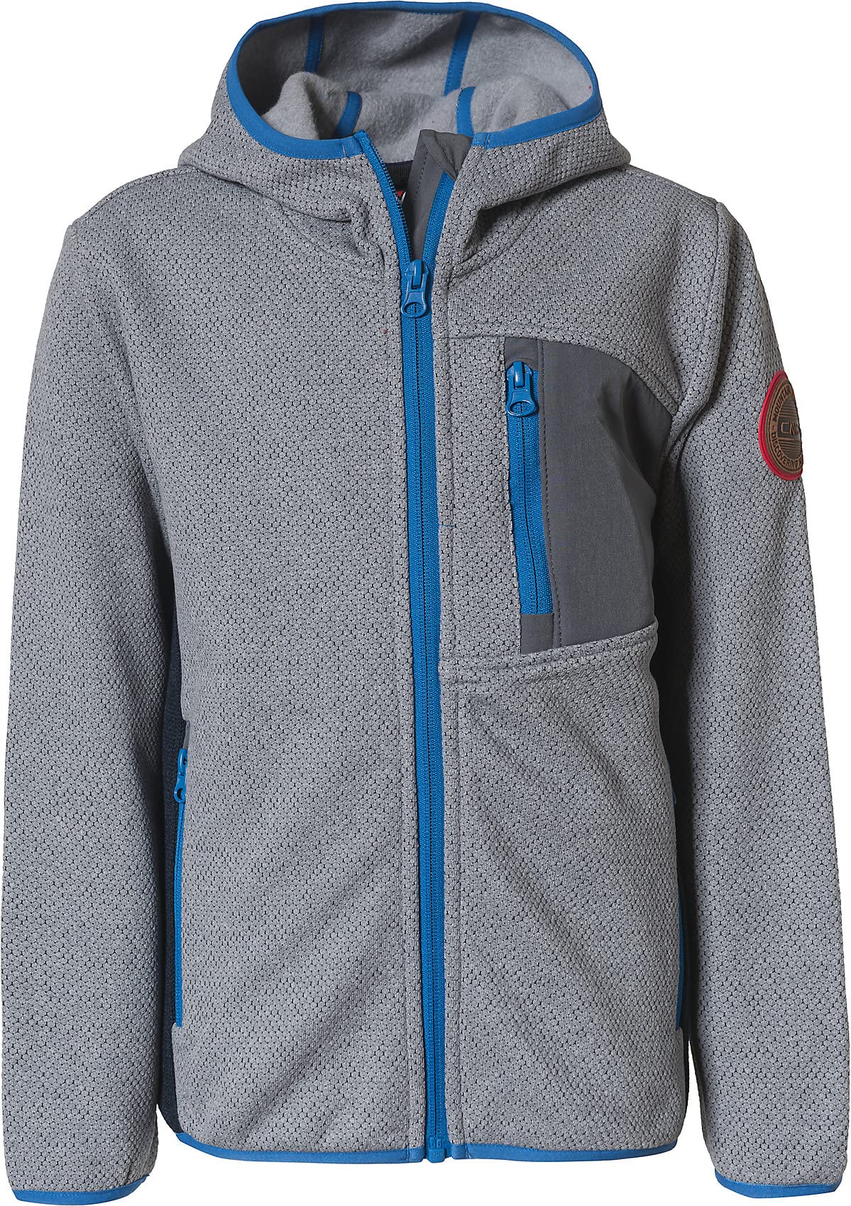 CMP Children's Fleece Jacket With Pocket, boys, 30H2094, grey, 116