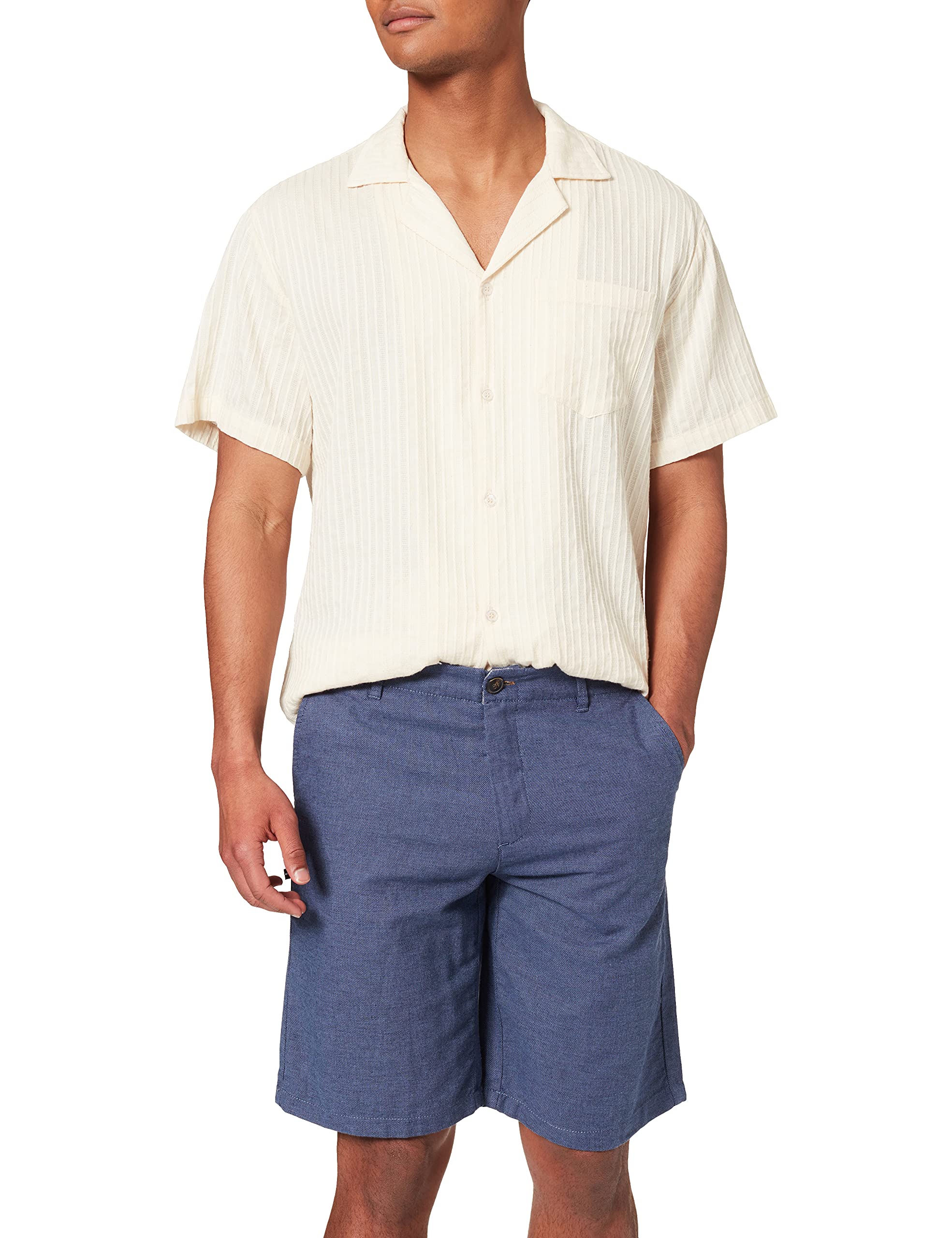Springfield Men's Bermuda Linen Two-Tone Structure - - 28