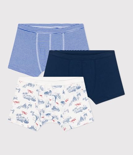 Petit Bateau Boy's A0DKM Boxers, Variant 1, 4 Years (Pack of 3)