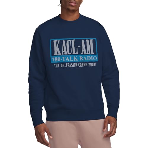 Frasier The Kacl, Am Talk, Crew Sweatshirt, Navy, X-Large
