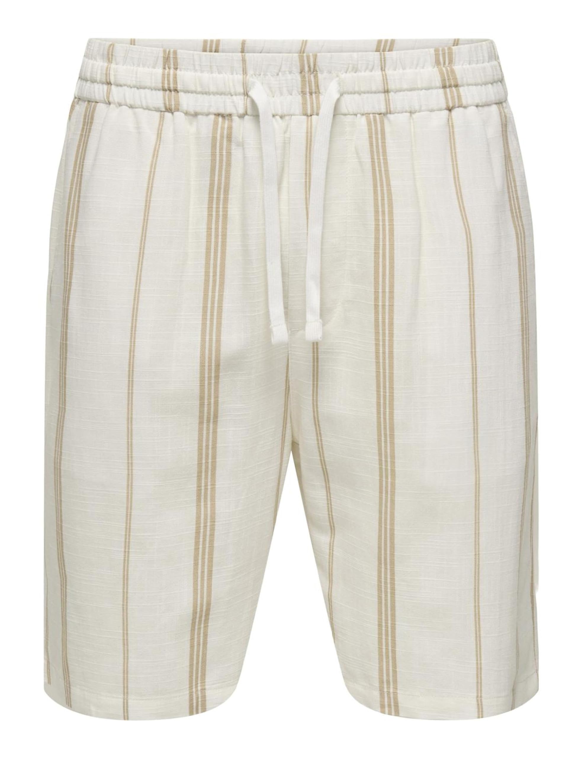 ONLY & SONS Onstinus Stepan Shorts 0318, Cloud Dancer, S