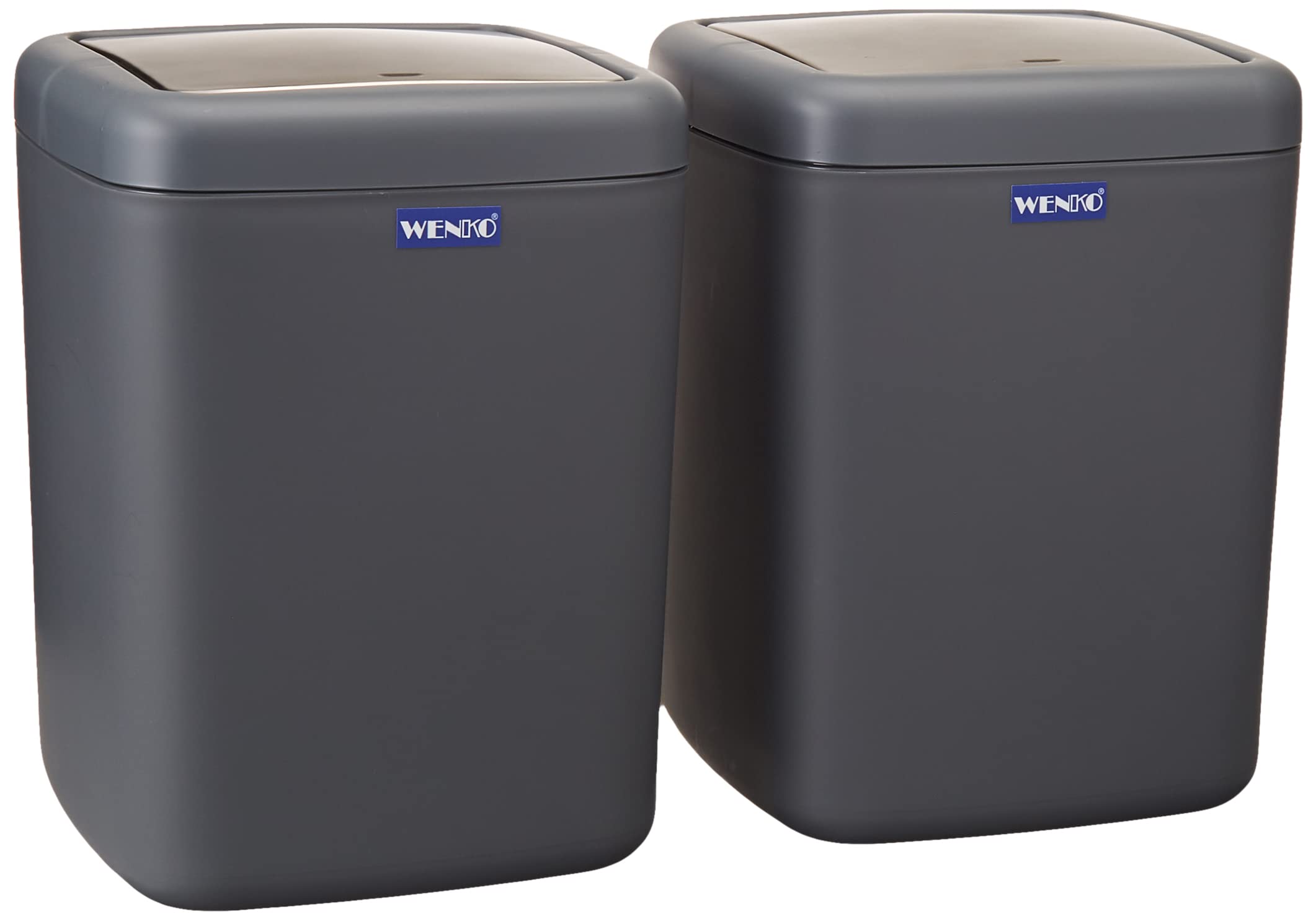 Cubo CON Tapa Abatible Barcelona S, Antracita