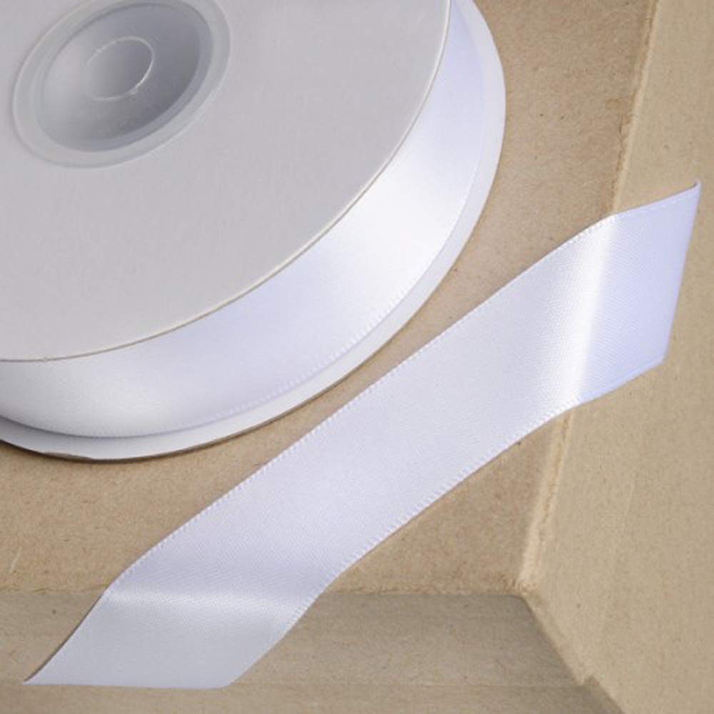 CLUB GREEN WHITE D/SATIN RIBBON 10MMX25MT, Fabric, 12.1 x 12.1 x 1.54 cm